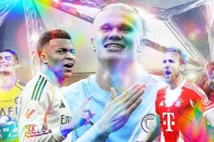 ESPN年度百大球星前锋TOP10：凯恩、姆巴佩、哈兰德前3 登贝莱第4
